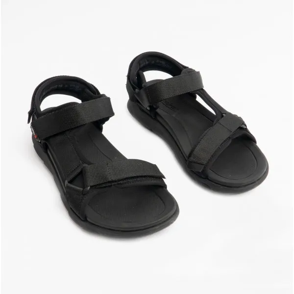 20802-01 Mens Touch Fasten Sandals Black