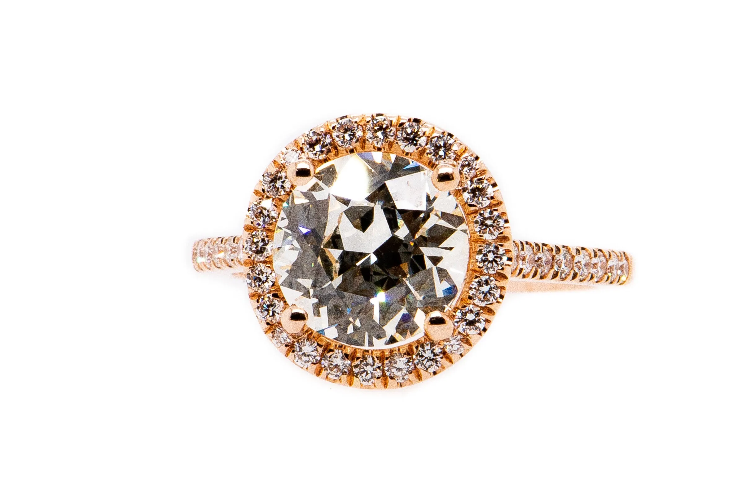 3.32ct Brown Diamond Ring