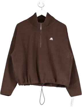 4th & Reckless Arq Brown Phoenix Half Zip UK M