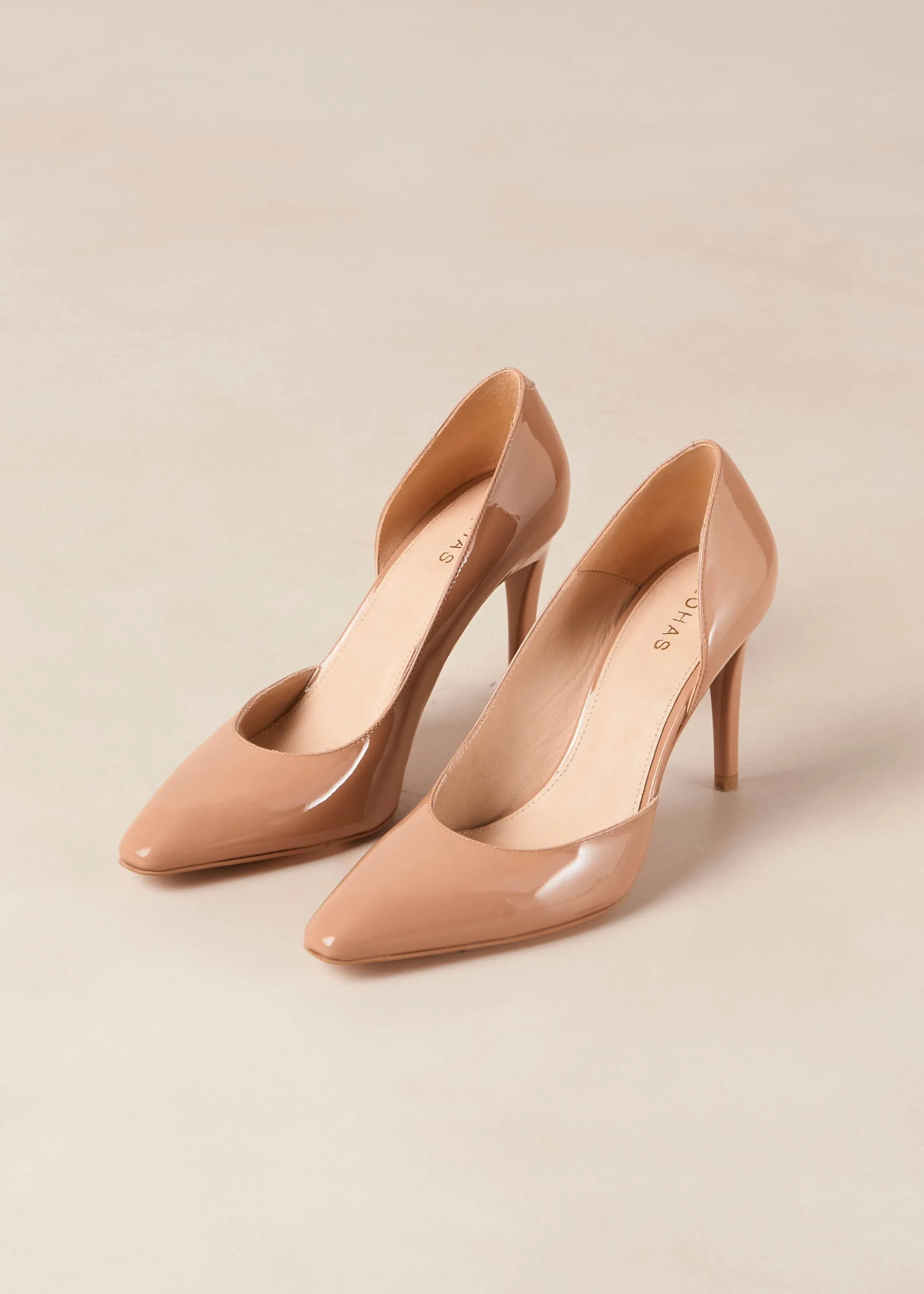 Amelia Onix Beige Leather Pumps