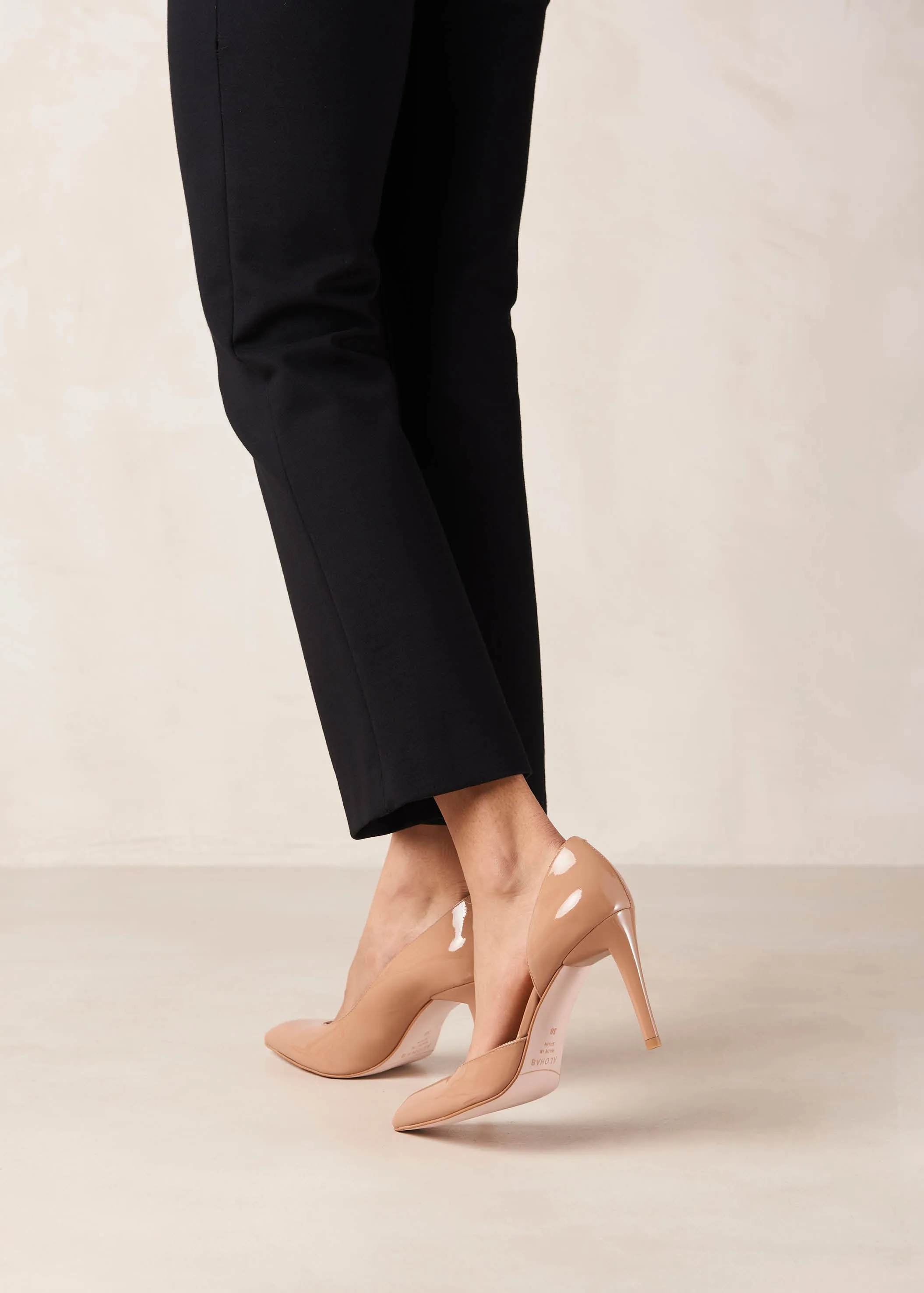 Amelia Onix Beige Leather Pumps