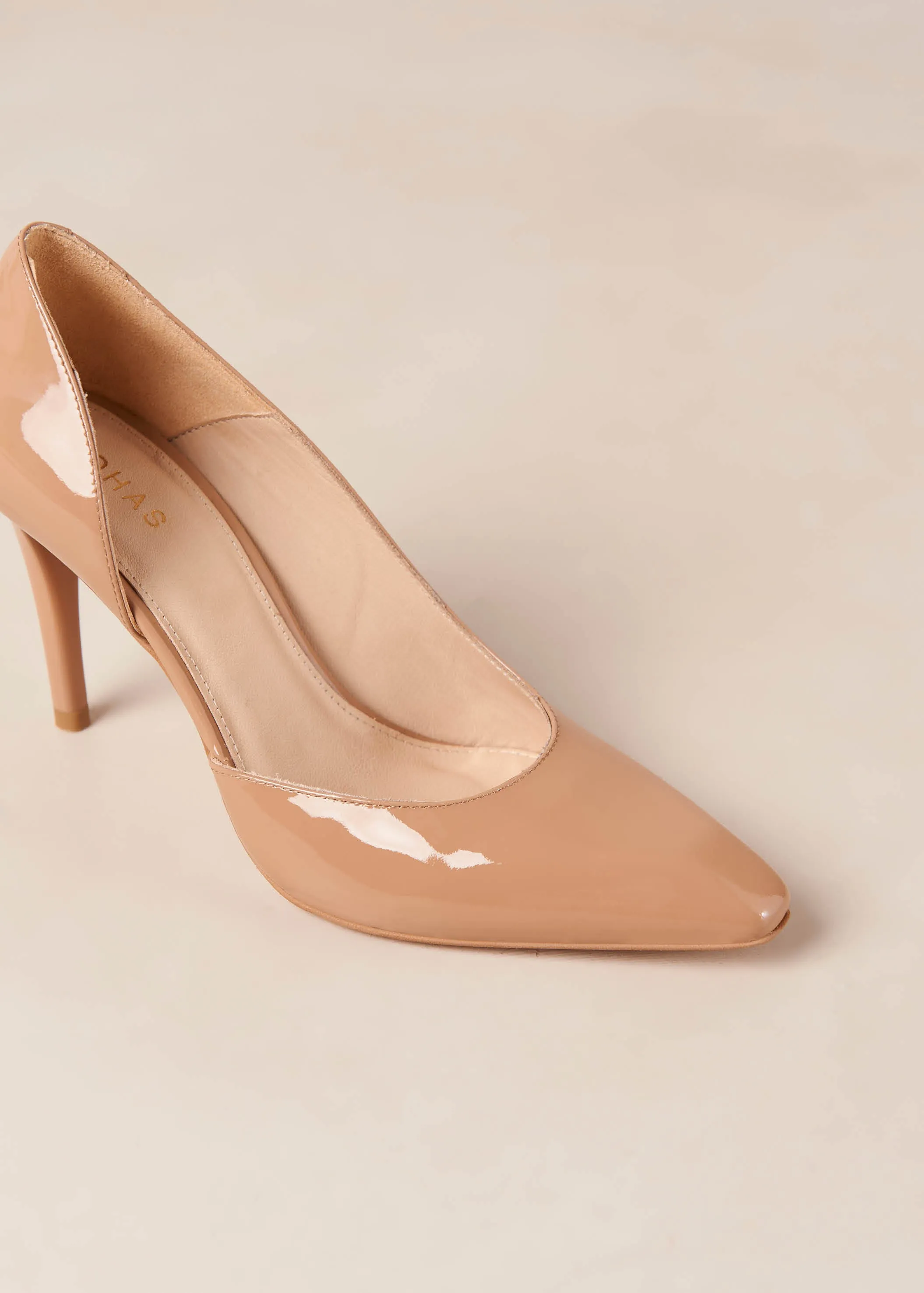 Amelia Onix Beige Leather Pumps