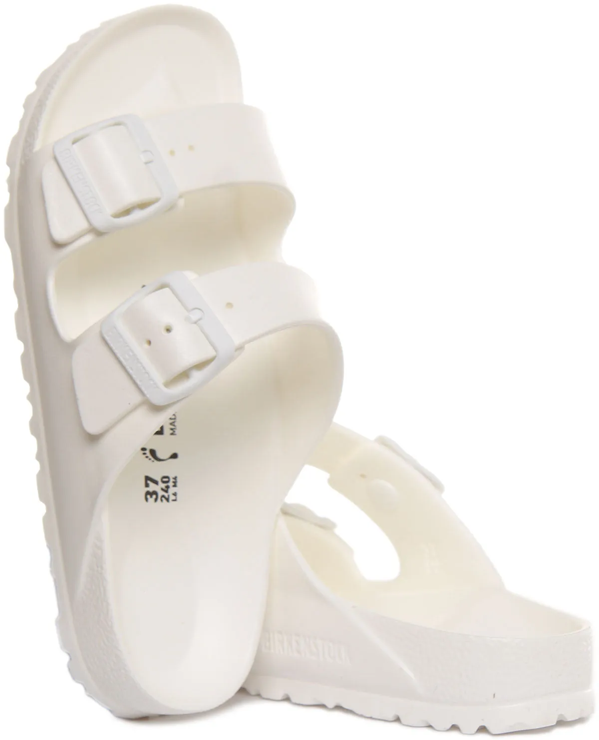 Birkenstock Arizona Eva In White | Narrow Fit