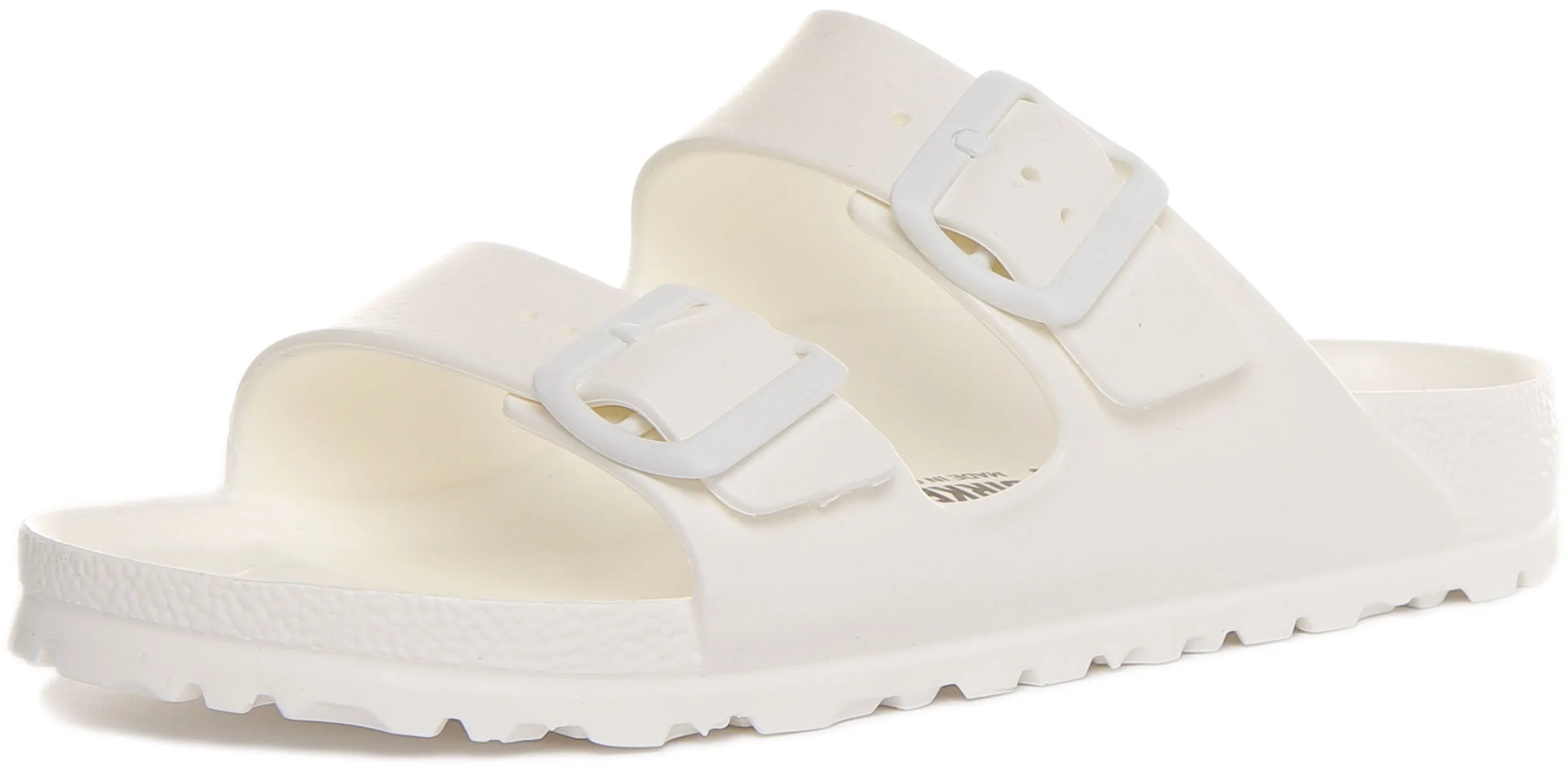 Birkenstock Arizona Eva In White | Narrow Fit