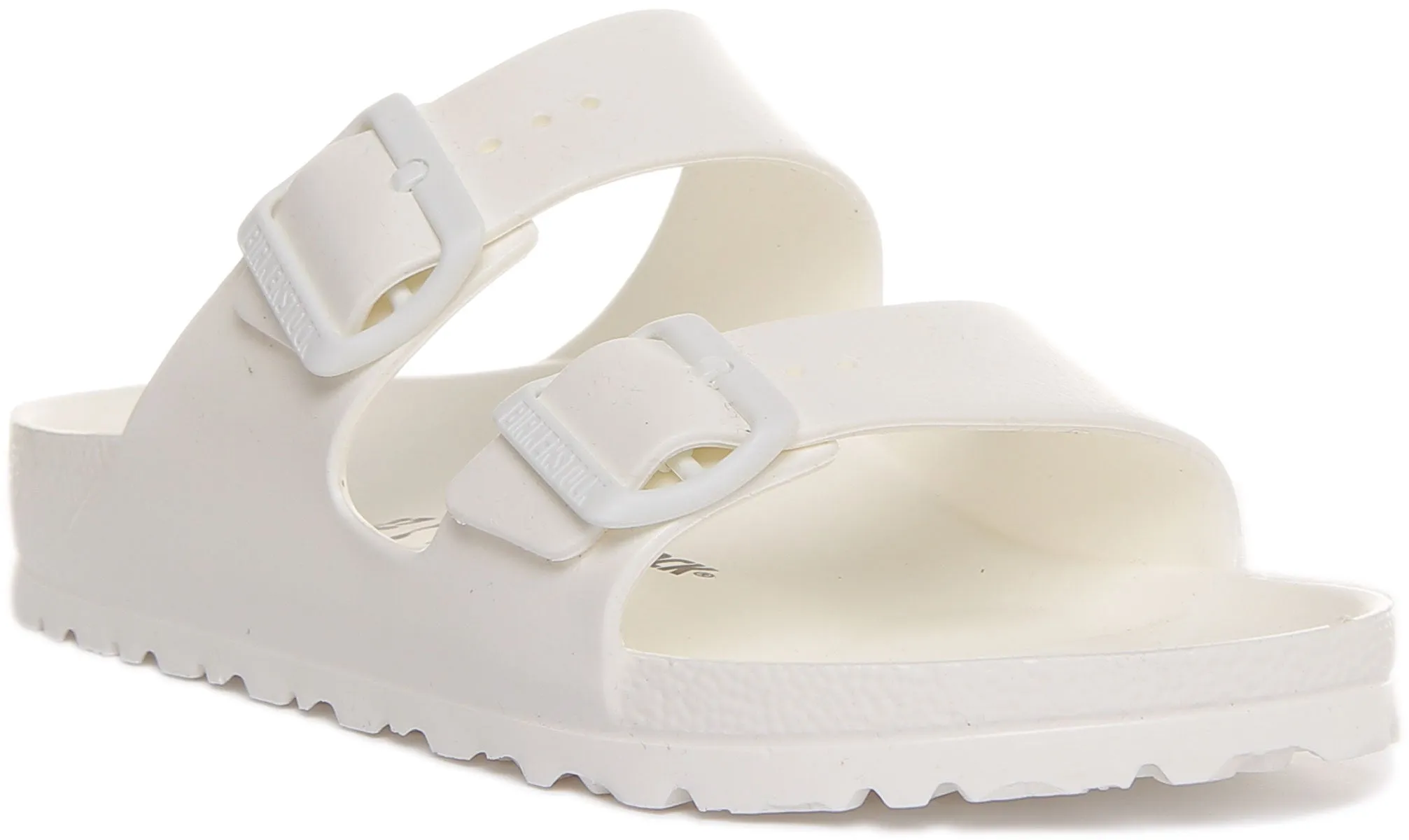 Birkenstock Arizona Eva In White | Narrow Fit