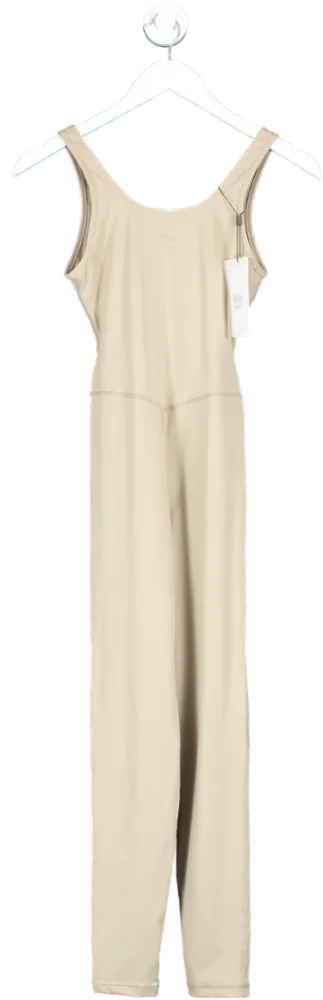 BOA Beige Base Sculpting Tank Unitard UK XS