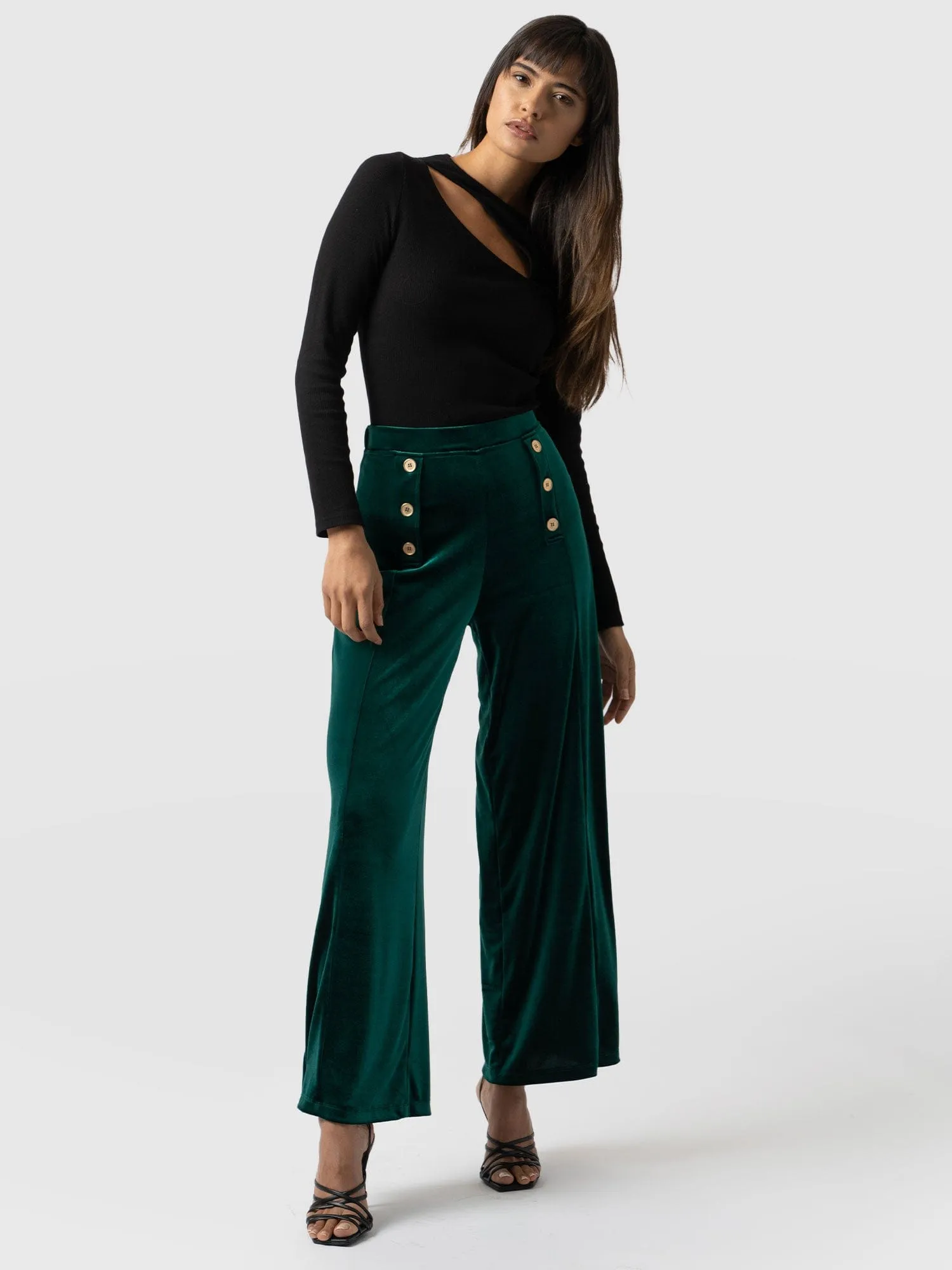 Chelsea Pant - Jewel Green