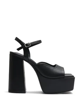 Dom Platform Heel Black