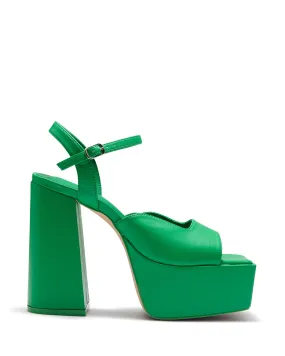 Dom Platform Heel Green