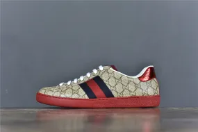 Gcci Ace Beige GG Supreme (Red Sole)