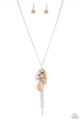 Its A Celebration - Brown Necklace