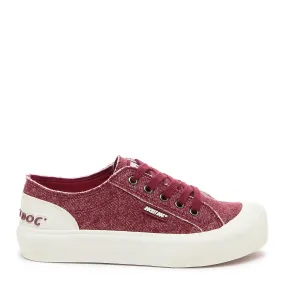 Jazzin Plus Burgundy Trainers