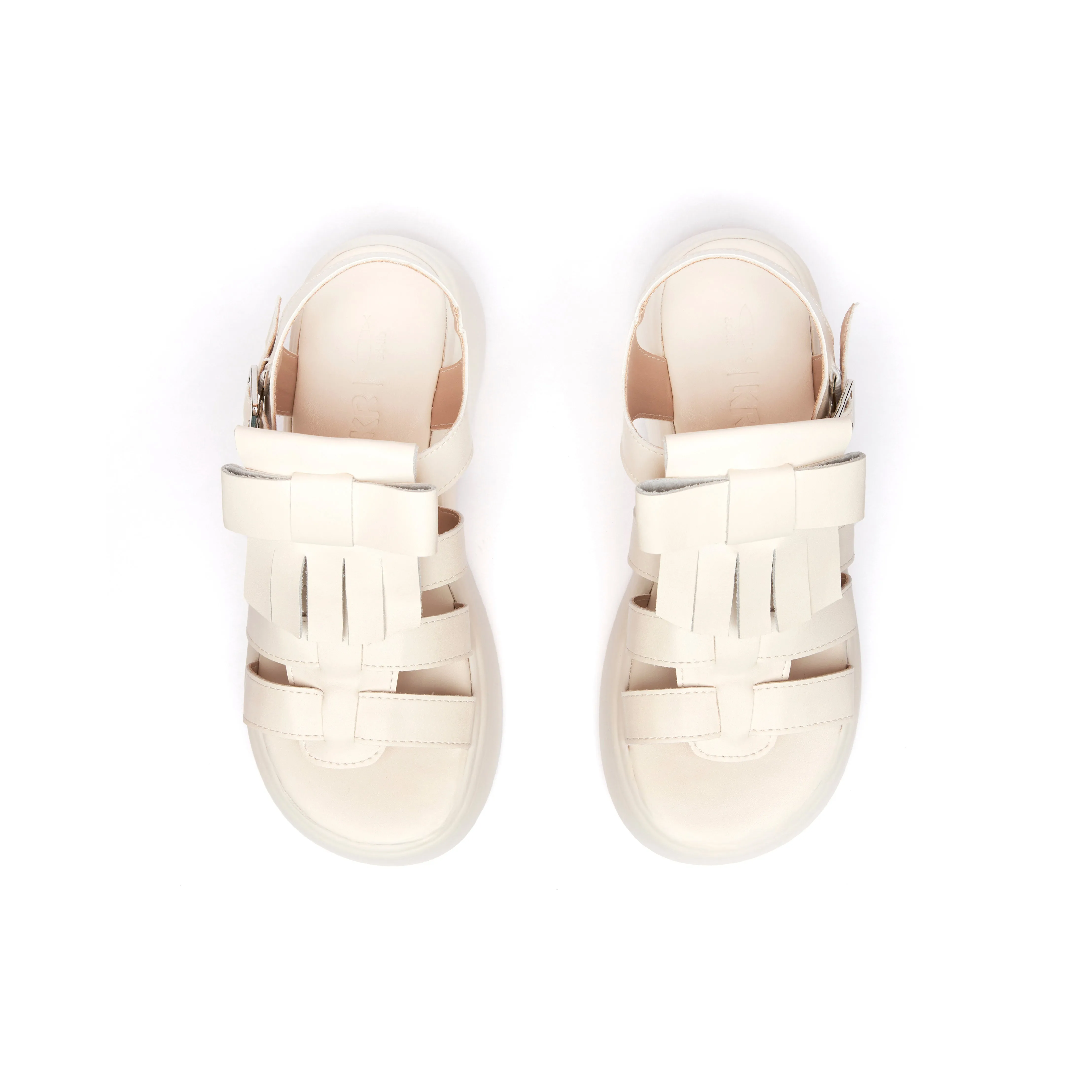 Klip Trim Sandals - Beige (BEI)