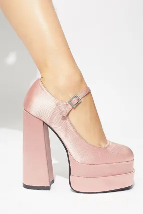 Mary Jane Platform Pumps