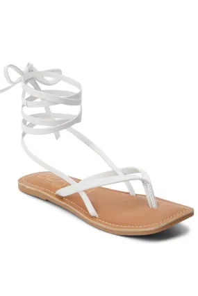 Matisse Bocas Ankle Wrap Sandal - White