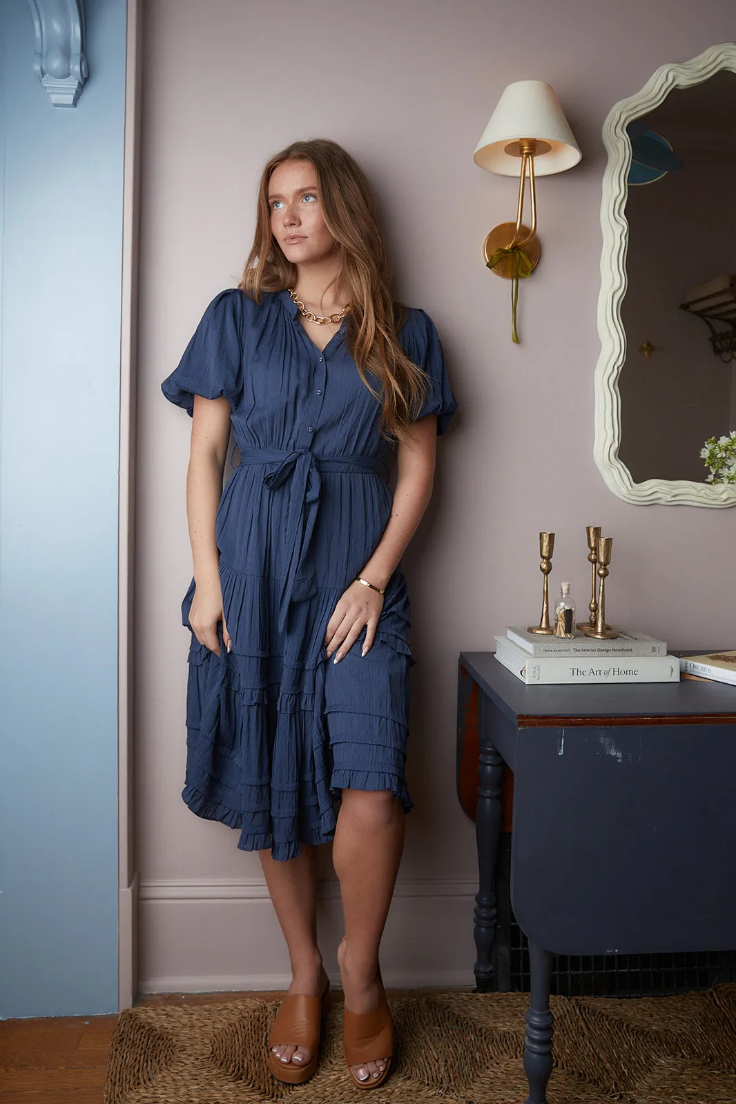 Olivia Tiered Midi Dress