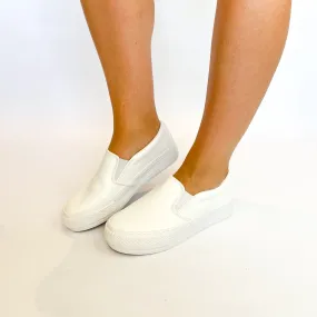 Savoy white slip on