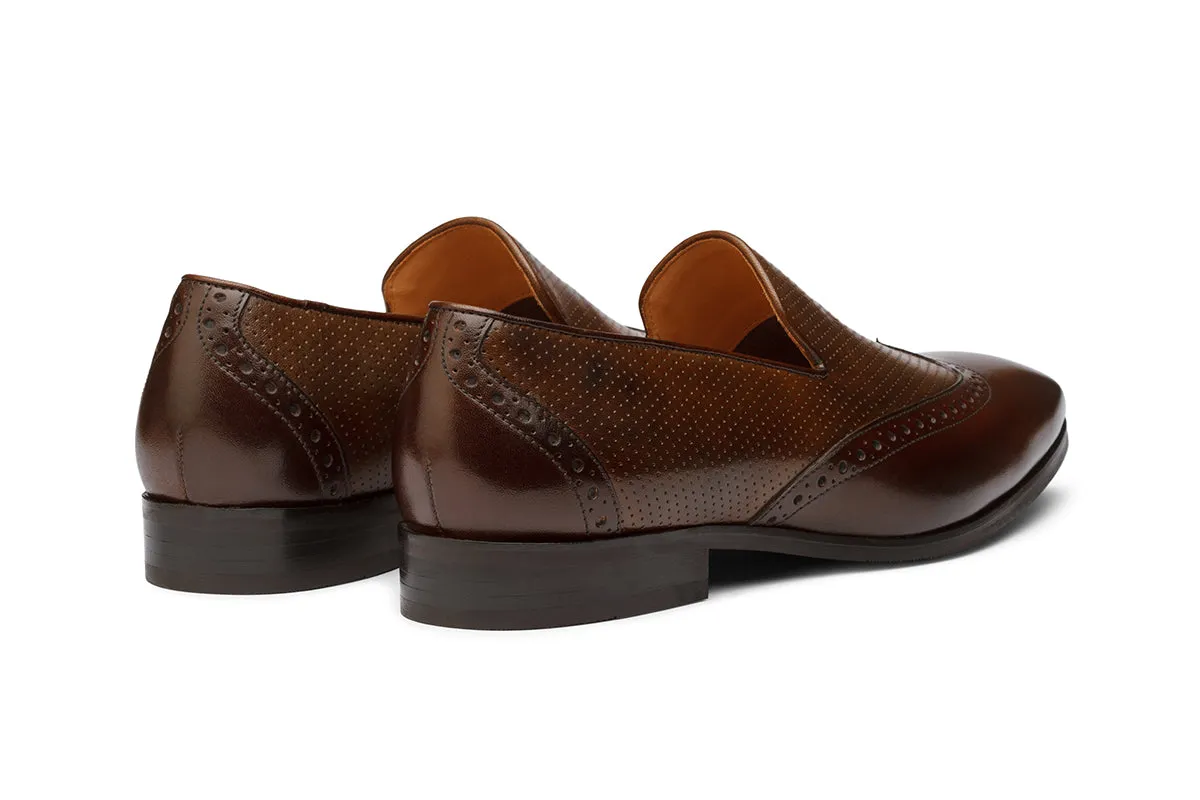 Tassel Loafer with Perforations