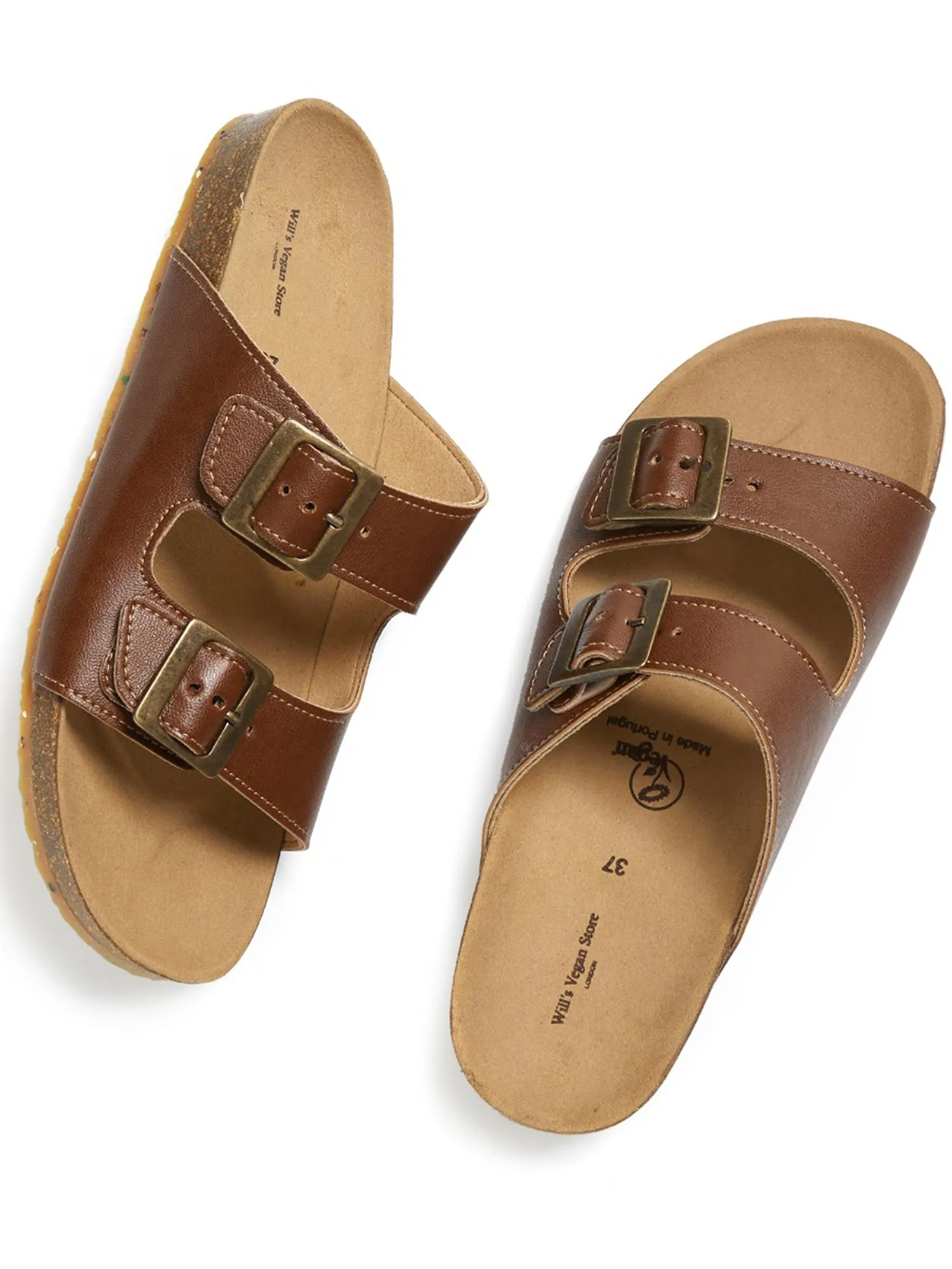 Two Strap Footbed Sandals