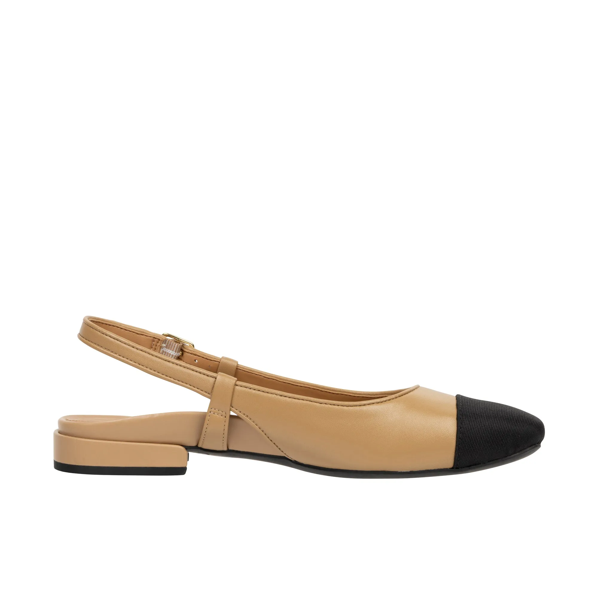 Vionic Womens Petaluma Slingback Flat Camel