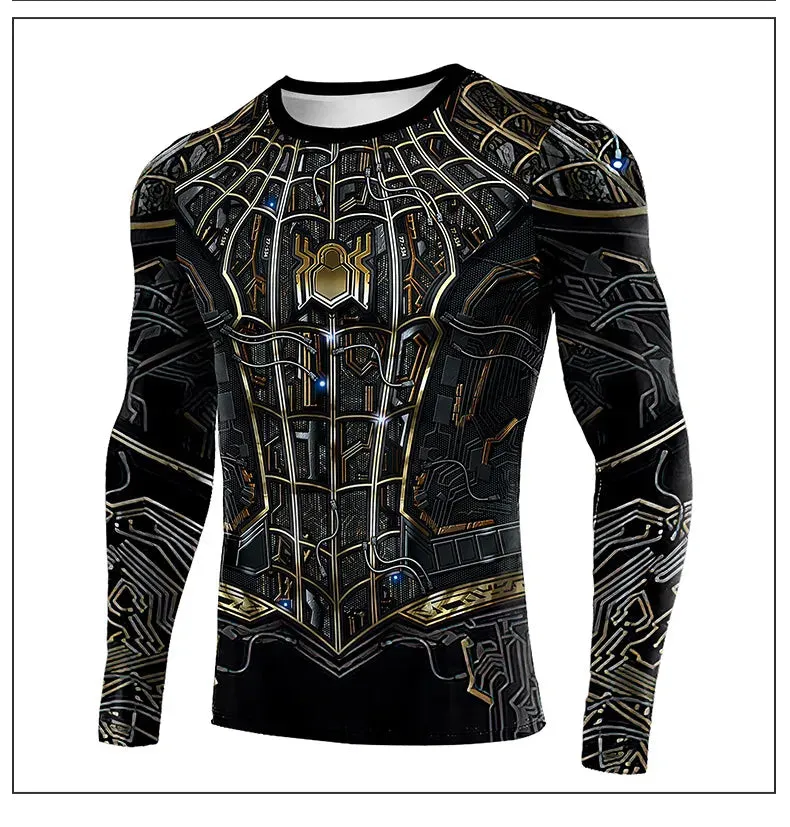 Warrior 'Brown Recluse' Long Sleeve Compression Rashguard