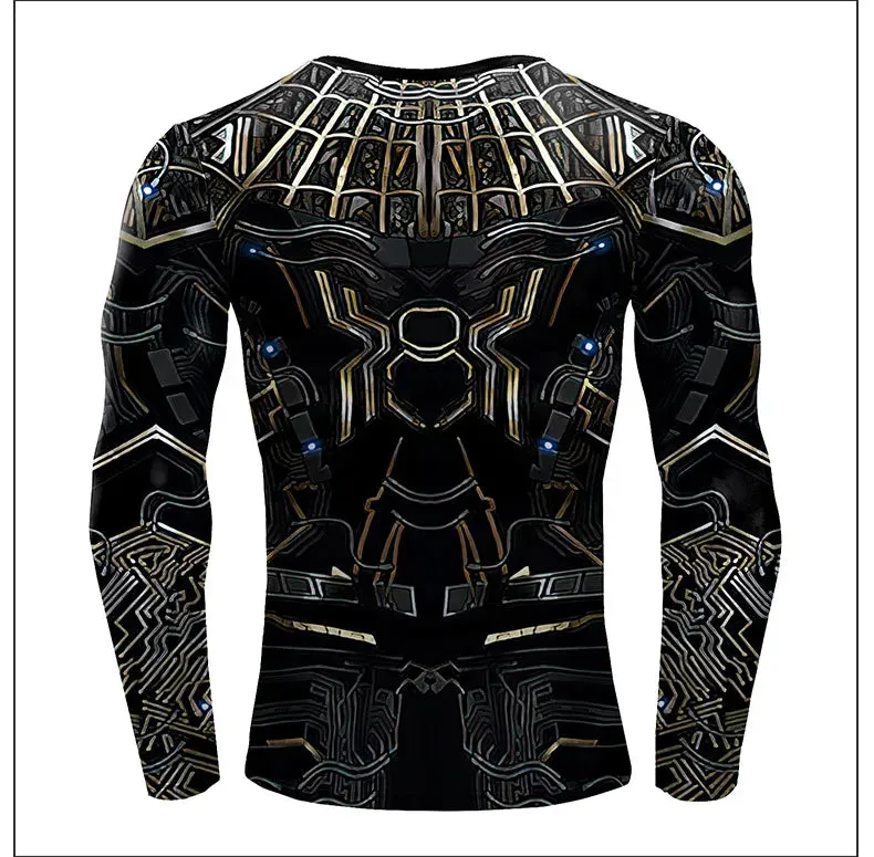 Warrior 'Brown Recluse' Long Sleeve Compression Rashguard