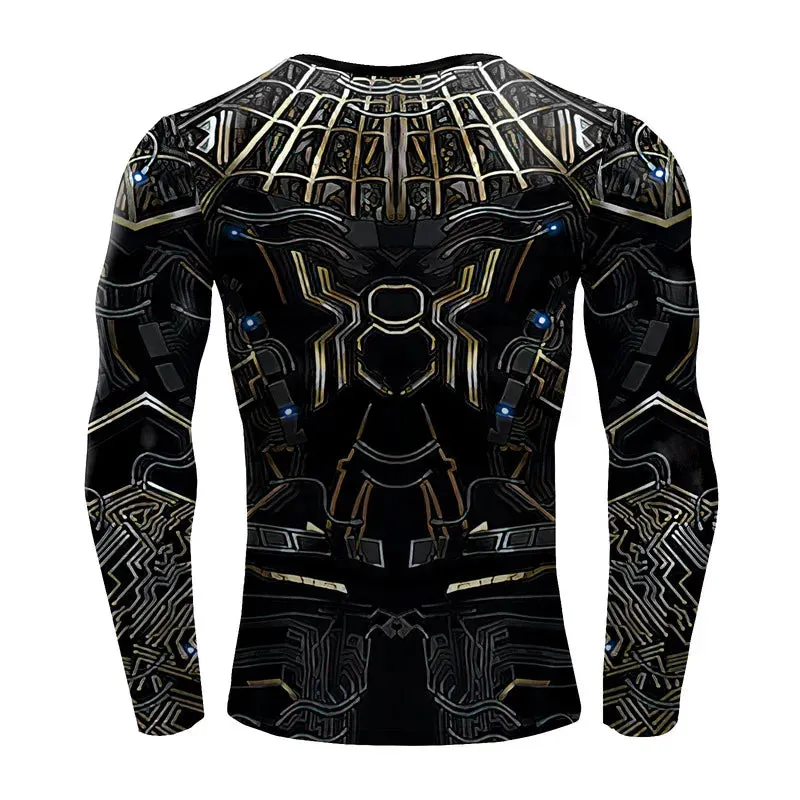 Warrior 'Brown Recluse' Long Sleeve Compression Rashguard