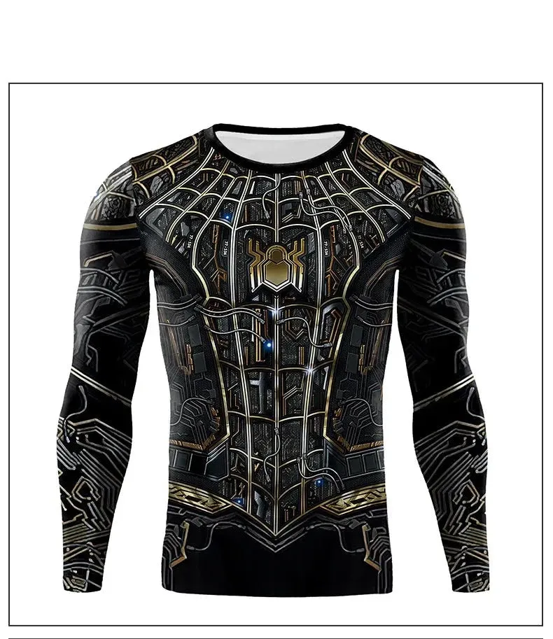 Warrior 'Brown Recluse' Long Sleeve Compression Rashguard